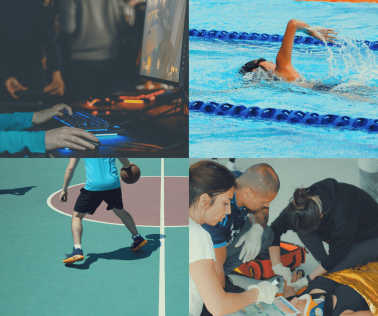 Jeux vidéo, natation, basket, secourisme.