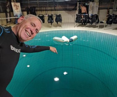 Piscine pour la pratique de l'apnée